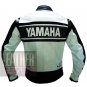 Yamaha 5241 Black Pure Cowhide Leather Racing Jacket For Professional Bikers