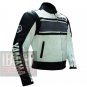 Yamaha 5241 Grey Genuine Cowhide Leather Safety Racing Jackets For Bikers