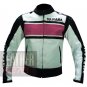 New Arrival Cowhide Leather Racing Jackets For Ladies ... Yamaha 5241 Pink