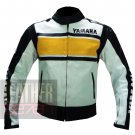 Yamaha 5241 Yellow Cowhide Leather Jackets Specially Made For Bike Racers
