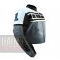 Best Quality Jackets For Professional Racers .. Cowhide Leather Yamaha 6728 Grey
