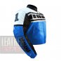 Yamaha 6728 Sky Blue Pure Cowhide Leather Racing Jacket By ButtCo Group