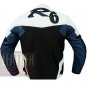 New Fashion Arrival Racing Cowhide Leather Jackets . Yamaha R6 Blue Coat