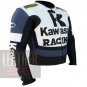 Best Quality Textile Racing Jackets For Bikers .. Kawasaki 1 Navy Blue Coat