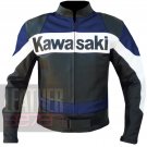 Best Quality Biker Jacket For Bikers .. Kawasaki 2020 Blue Racing Coat