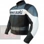 Mesh Cowhide Pure Armour Jacket . Kawasaki 2020 Grey Motorbike Coat