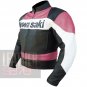 Kawasaki 2020 Pink Biker Armour Racing Cowhide Leather Jacket