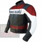 Red Kawasaki 2020 Genuine Leather Motorcycle Armour Racing Coat