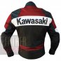 Red Kawasaki 2020 Genuine Leather Motorcycle Armour Racing Coat
