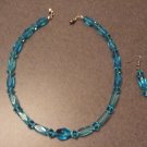 Aqua Twist necklace