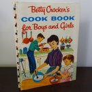 Betty Crocker's Cook Book for Boys and Girls Vintage First Edition Spiral Cookbook