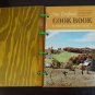 Fine Old New England Cookbook, Wood Spiral Recipe Wooden Cover Book