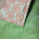 Green & Peach Throw