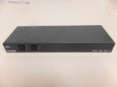 Extron SW2 VGA DA2 2-Input 300MHz Audio/Video A/AF Active Auto Switcher No AC