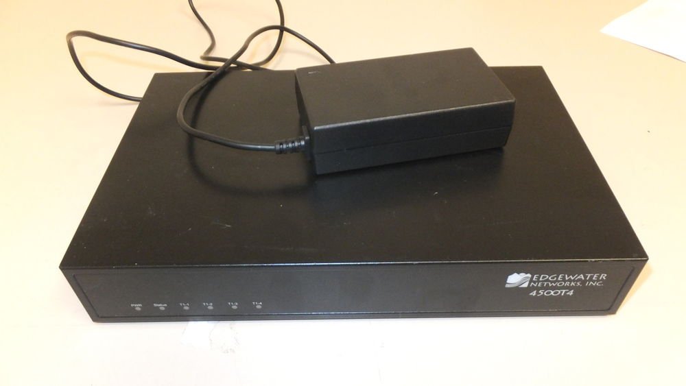 Edgewater Networks EdgeMarc 4500T4 1204500T401A VoiP 4Port T1 Router