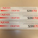 LOT OF 3 NEW OKI GENUINE BLACK TONER CARTRIDGES P/N 52106701