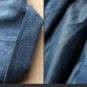 blue Corduroy woolen overcoat short cardigan coat outwear jacket
