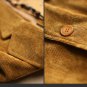 khaiki Corduroy woolen short coat outwear