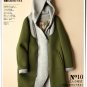burgundy Hooded winter coat parkas color patchwork sweater overcoat jacket