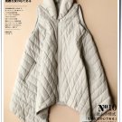 gray hooded vest parkas cardigan casual winter coat