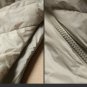 gray hooded vest parkas cardigan casual winter coat