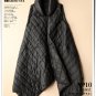gray hooded vest parkas cardigan casual winter coat