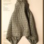 dark green A shape vest parkas winter coat hooded