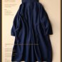 Navy 80% woolen overcoat cardigan causal coat outwear