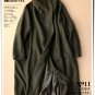 Navy 80% woolen overcoat cardigan causal coat outwear