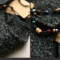 dark gray woolen overcoat cardigan causal winter coat outwear