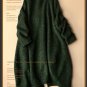 tea green woolen cardigan coat winter overcoat plus size outwear