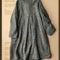 dark gray woolen overcoat cardigan thick winter coat