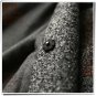 light gray woolen winter overcoat warm cardigan coat