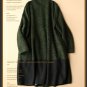 gray color patchwork woolen coat winter overcoat cardigan thick