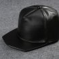 Plain black leather hat  Hip Hop Wholesale 3 pcs