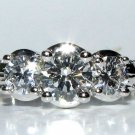 █$8500 1.09CT DIAMONDS CLASSIC 3 RING█A+ ETCHING DETAIL