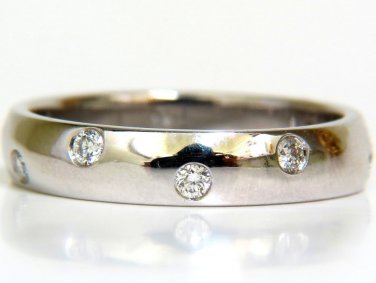 &acirc;��$2500 .50CT DIAMONDS ETERNITY  COMFORT BAND RING SIZE 8.25 G/VS 14KT&acirc;��