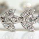 █$6600 VIDEO 2.70CT DIAMONDS DECO GREEK WREATH LINK TENNIS BRACELET 14KT █