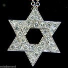 █$8000 3.01CT ROUND DIAMOND STAR PENDANT BEAD SET 14KT G VS + CHAIN █