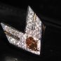 â2.50CT DIAMONDS SHIELD RINGâRARE ESTATEâ$9000â28MM BIG