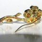 â–ˆ.90CT DIAMONDS FLOWER PENDANT BROOCH â–ˆ18KTâ–ˆBIG @ 2INCH