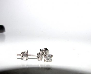 &acirc;��CLASSIC&acirc;�� .40CT NATURAL DIAMOND STUD EARRINGS&acirc;��SCREWBACK