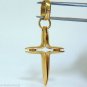 &acirc;�� 18KT RARE DESIGNER "BARAKA" SPLIT CROSS PENDANT &acirc;��