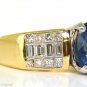 &acirc;��$15000 GIA  4.93CT NATURAL TOP GEM SAPPHIRE DIAMOND RING CLASSIC SET