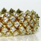 █$35000 VIDEO 18KT 10.00CT DIAMONDS DOME CLUSTER LINE BRACELET █
