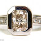 █$7500 1.52CT FANCY NATURAL BROWN COLOR DIAMOND ETERNITY RING 14KT SIZE 5.25█