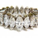 █$19000 5.50CT BRILLIANT MARQUISE DIAMOND ETERNITY BAND SIZE 7.5 14KT CUSTOM