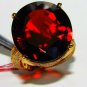 &acirc;��$20,000 NATURAL 35.75CT VIVID RED SPESSARTITE DIAMOND RING &acirc;��ENCRUSTED