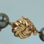 â–ˆ$13,000 18KT GIA UNTREATED SALTWATER DARK GRAY / PINK PEARLS NECKLACE