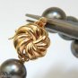 â–ˆ$13,000 18KT GIA UNTREATED SALTWATER DARK GRAY / PINK PEARLS NECKLACE